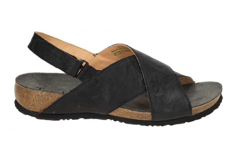 Think Julia Sandale schwarz Glattleder 936