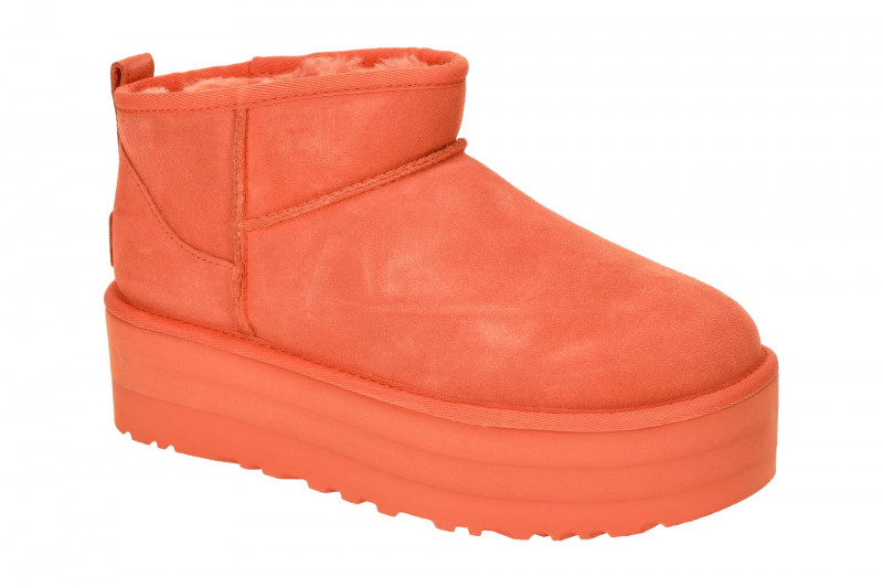 UGG Classic Ultra Mini Platform Stiefel orange vibrant-coral