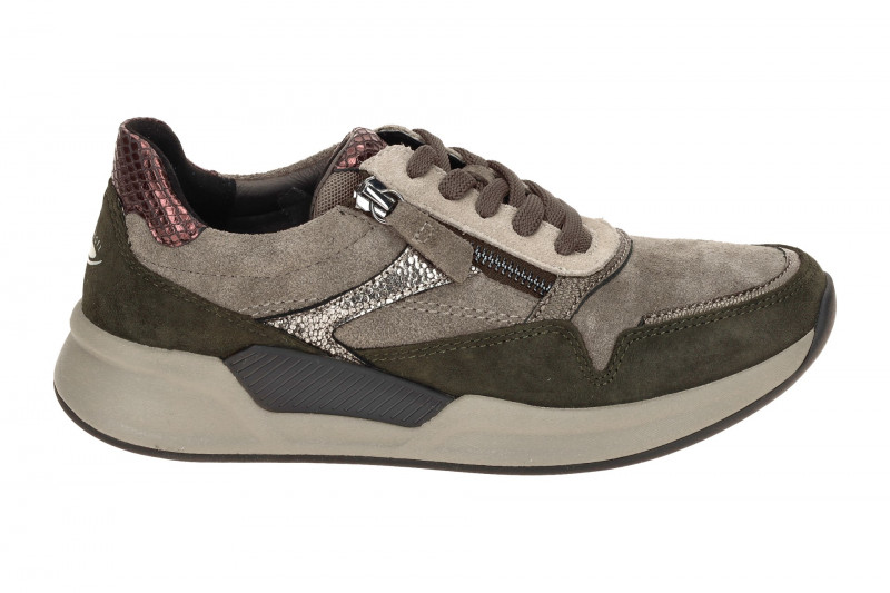 Gabor RollingSoft Schuhe grau grün 76.957.30