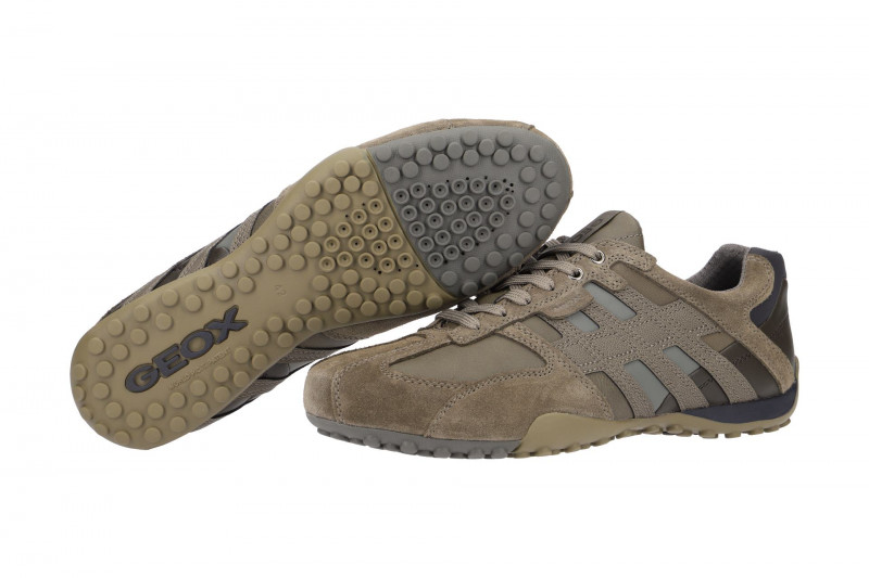 Geox Snake Schuhe braun grau U4207K