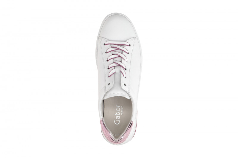 Gabor Comfort Florenz Sneakers weiß rose 66.395.55