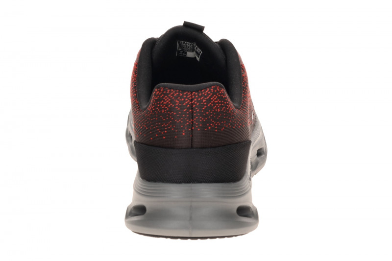 Skechers Go Walk Gliede Step Schuhe Slipper schwarz rot 217020