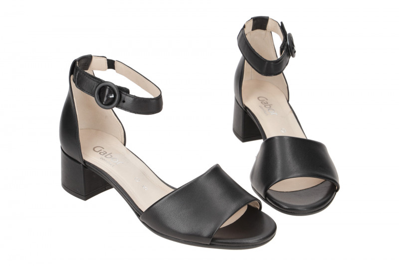 Gabor Sandalette schwarz Nappa 82.902.27