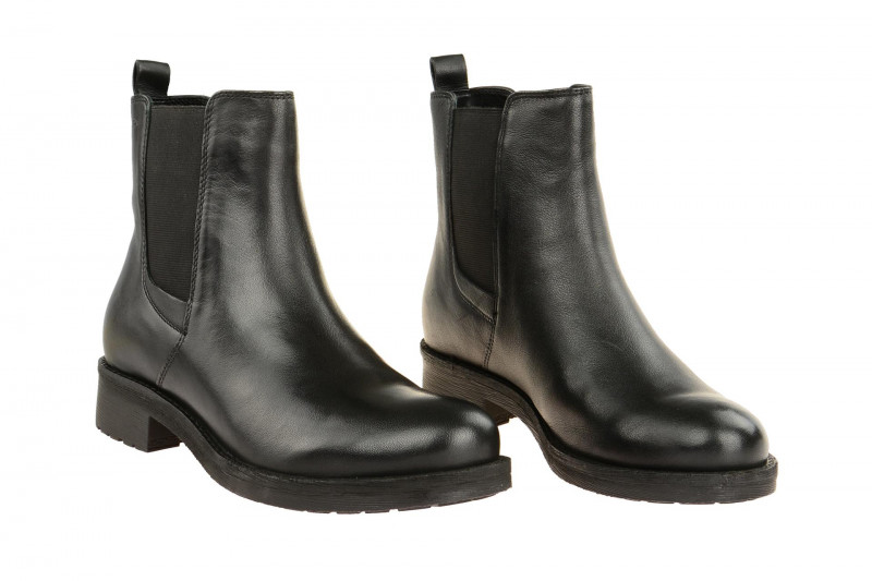 Geox New Virna Chelsea Stiefel schwarz Biker