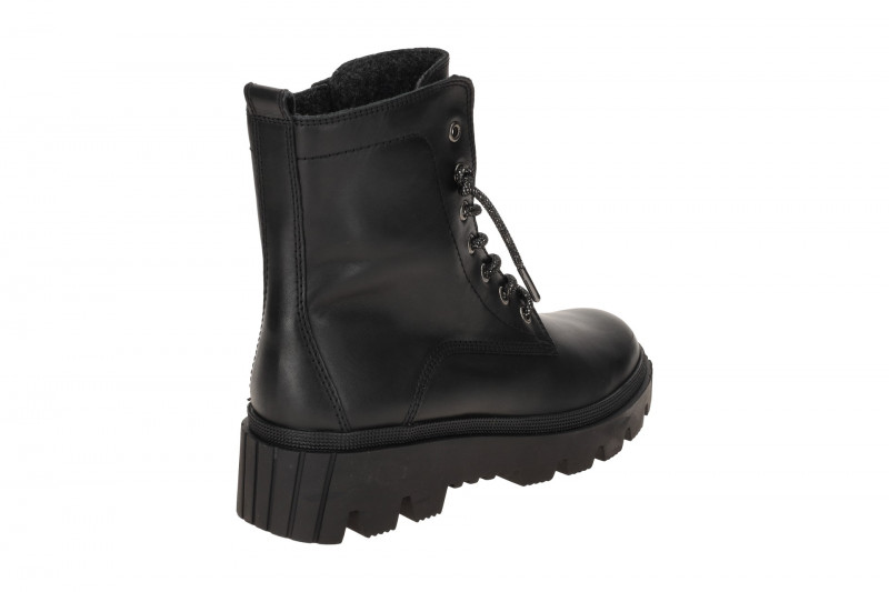 Gabor Fashion Stiefelette schwarz Strass Senkel 71.821.37