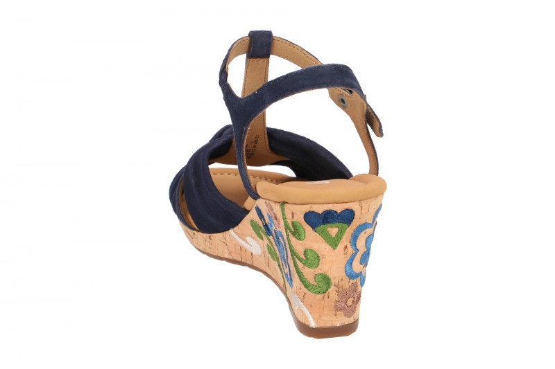 Gabor Keil Sandalen blau Kork 22.828.36