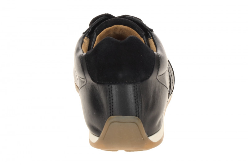 Gabor Schuhe schwarz flache Slim Retro-Sneakers 83.191.27