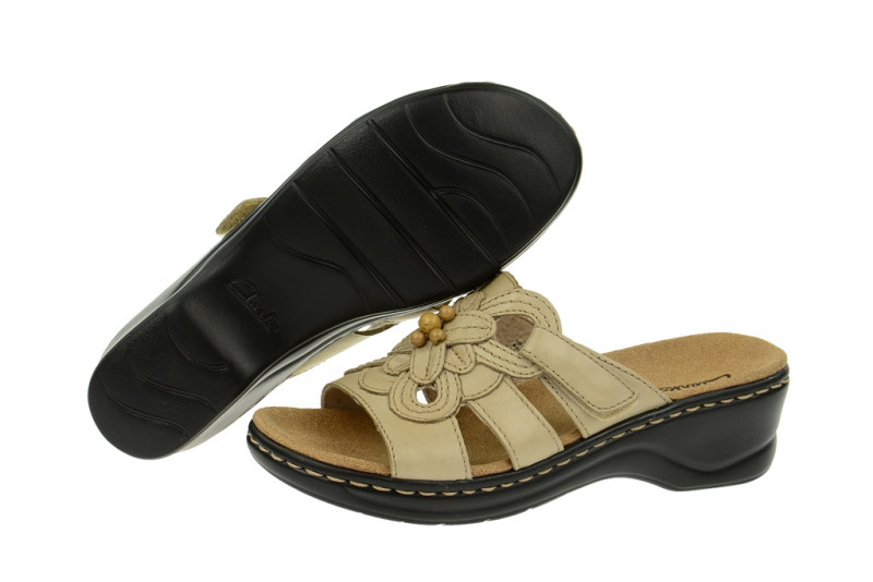 Clarks Pantoletten Odette Basil beige