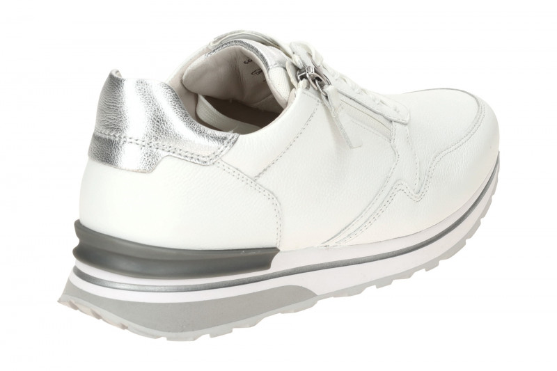 Gabor Sneaker Schuhe weiß silber G-Weite 66.347.51