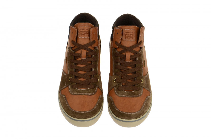 Geox BOX Sneaker Boots braun U74R3J 022ME C6Z6G