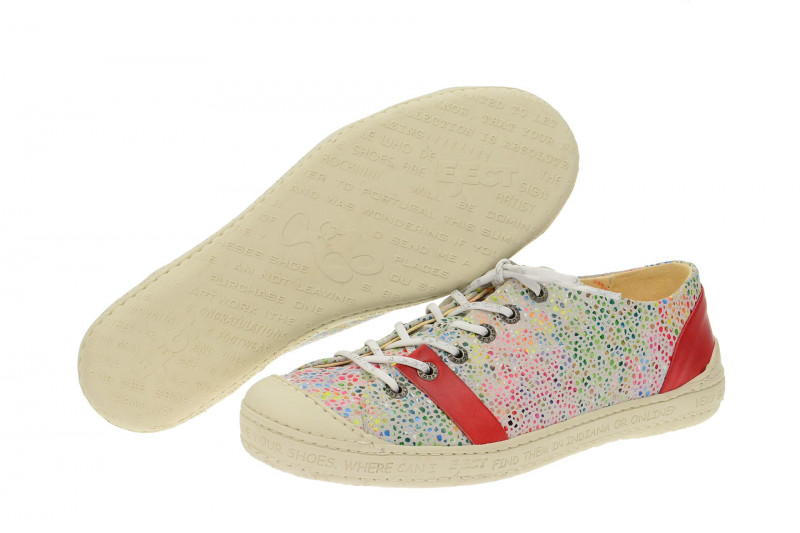 Eject Dass Schuhe weiß bunte Punkte Gr 36