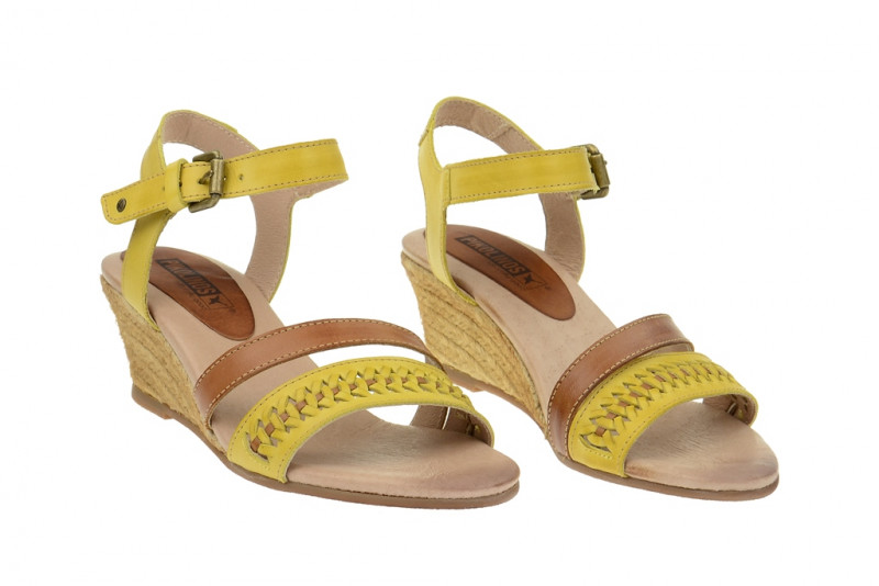 Pikolinos Keil Sandalette - Cullera sol gelb - 976-8111