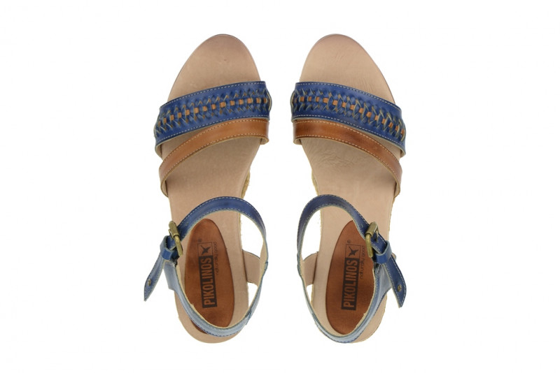 Pikolinos Keil Sandalette - Cullera nautic blau - 976-8111