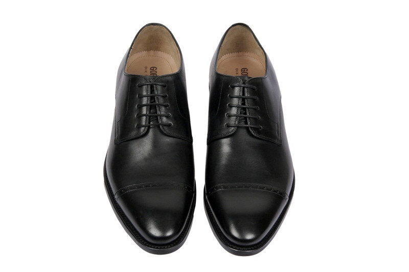 Gordon & Bros. 3854 schwarz rahmengenähte Schuhe