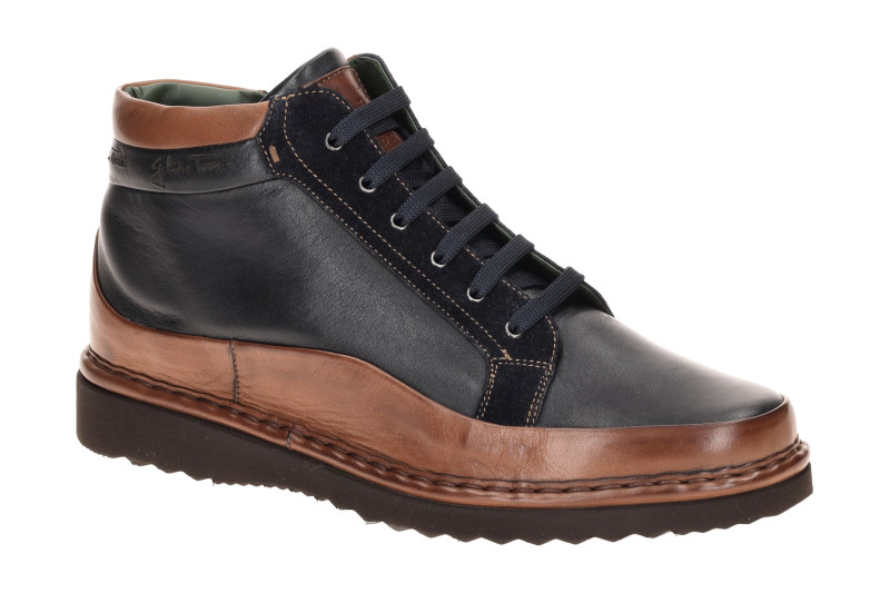 Galizio Torresi Stiefelette blau navy braun 620448