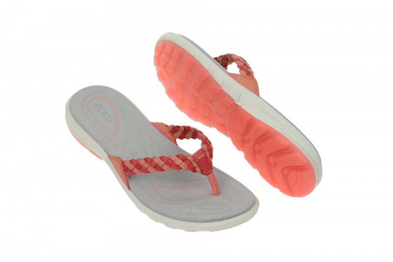 Ecco Cruise Pantolette rosa pink Zehentrenner 84153359918