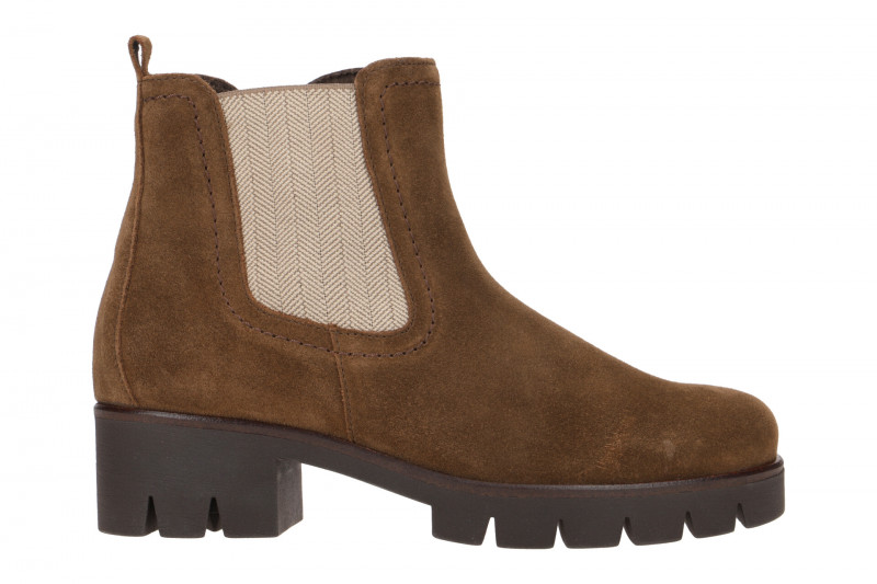 Gabor Stiefelette braun whisky Velour 91.710.18