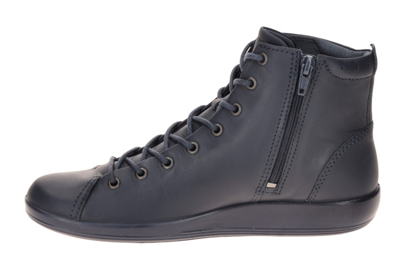 Ecco Soft 2 Stiefeletten Schuhe blau Sneaker High Cut 207513