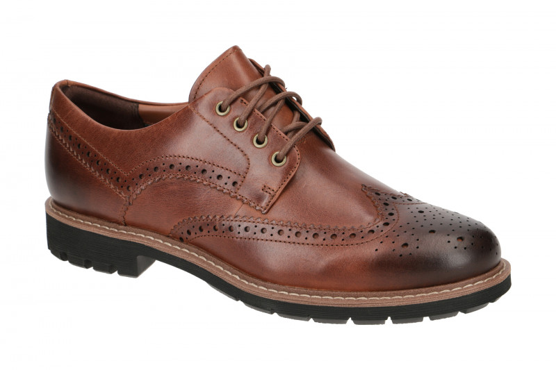 Clarks Batcombe Schuhe braun Budapester