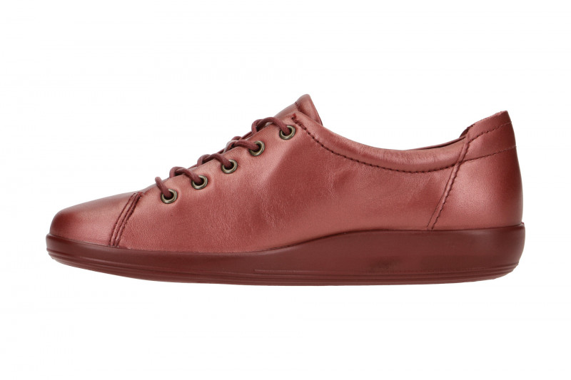 Ecco Soft 2 Schuhe rot metallic