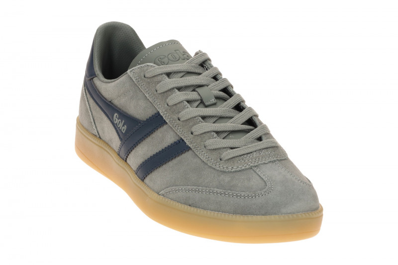 Gola Viper Schuhe Sneakers grau blau Herren Velour CMB735