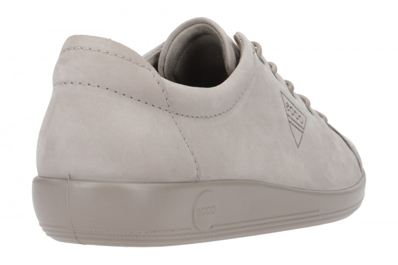 Ecco Soft 2 Schuhe grau Nubuck