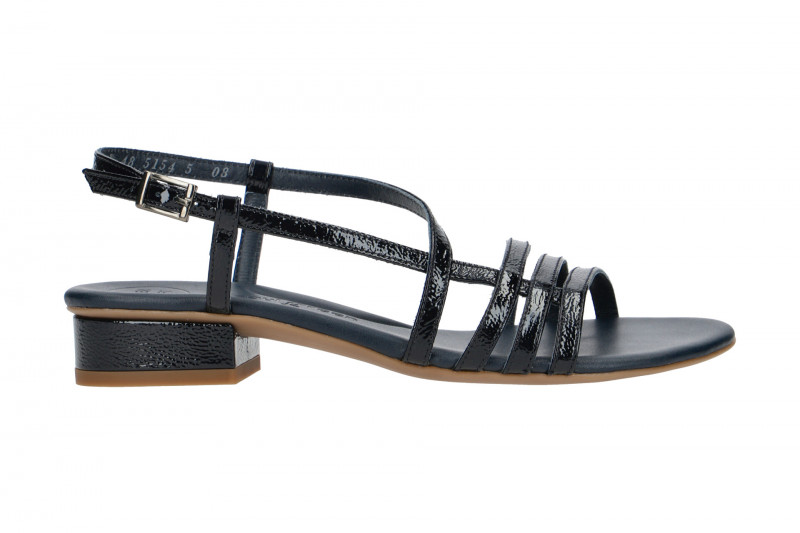 Paul Green Sandalette dunkelblau Lack 7621