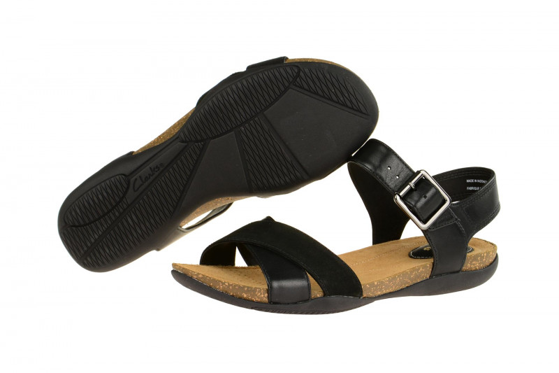 Clarks Autumn Air Sandale schwarz 26123789 4