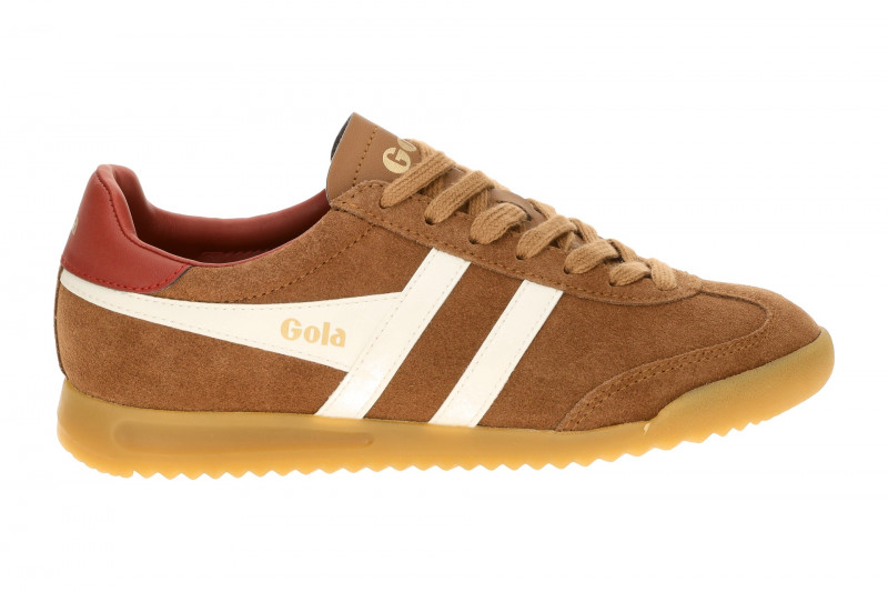 Gola Torpedo Damen Sneakers Schuhe braun rot Velour CLB761