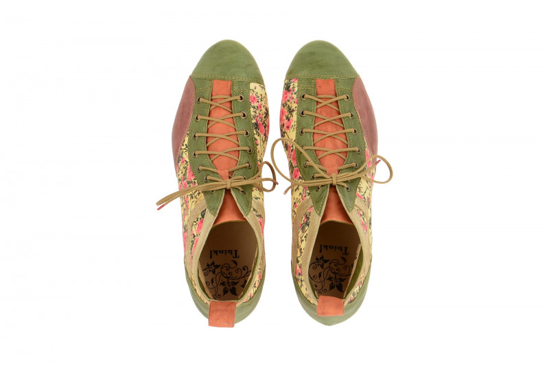 Think Guad Stiefelette grün oliv kombi