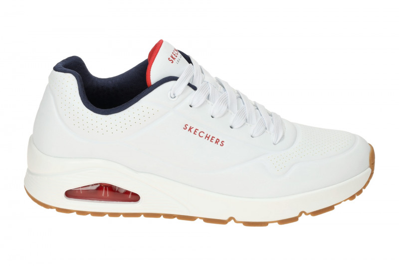 Skechers Uno Schuhe weiß rot Sneakers 52458