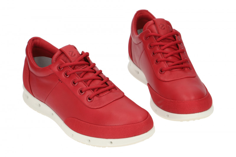 Ecco Cool Schuhe rot Damen Sneakers