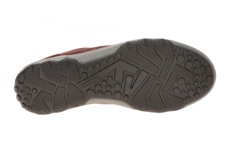 Waldläufer Teresa Schuhe rot bordo H-Weite Velour 961001