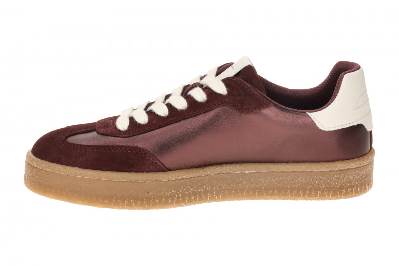 Tamaris Schuhe Sneaker rot metallic 23723