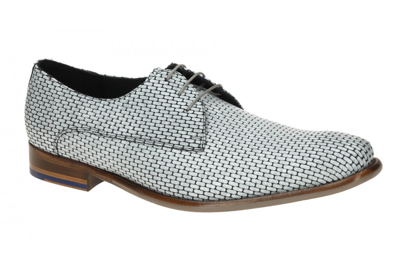 Floris van Bommel De Stijler Schuhe grau Mauer-Muster H-Weite 30275