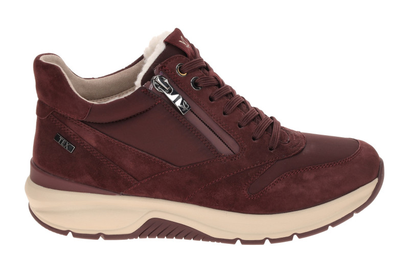 Caprice Schuhe Mid Sneaker rot bordo Warmfutter TEX 26202