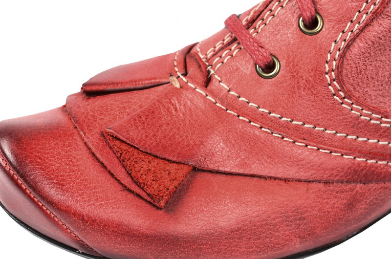 Tiggers Sara Stiefeletten in rot mit Lederfutter
