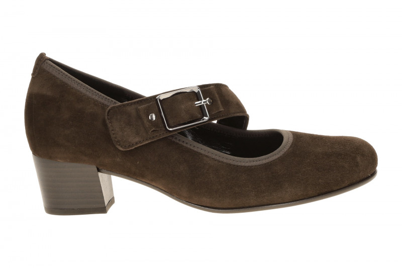 Gabor Comfort Spangen Pumps braun mocca H-Weite 3013