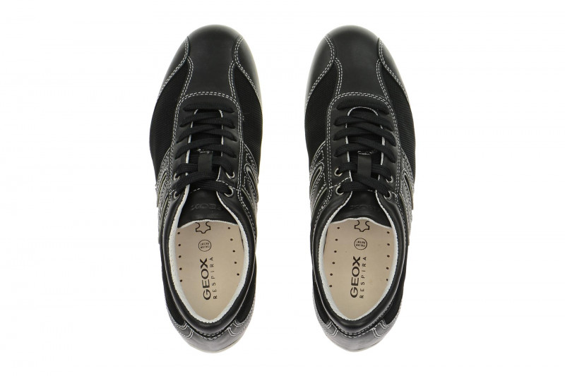 Geox Snake Schuhe schwarz grau D5212F