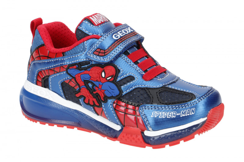 Geox BAYONYC Kinder Schuhe blau Spider-Man J269YC