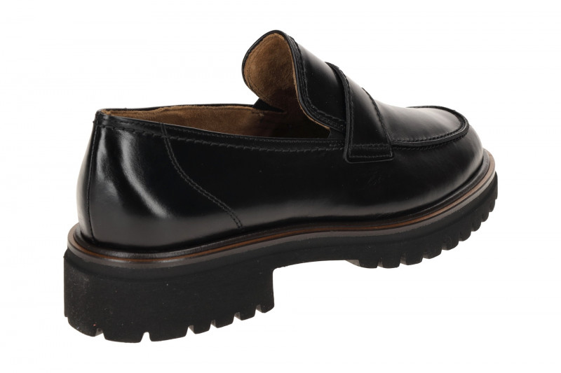 Paul Green Schuhe Slipper schwarz Plateau 2683