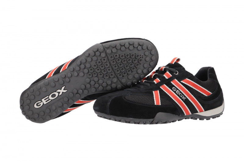 Geox Snake Schuhe schwarz orange U2207S