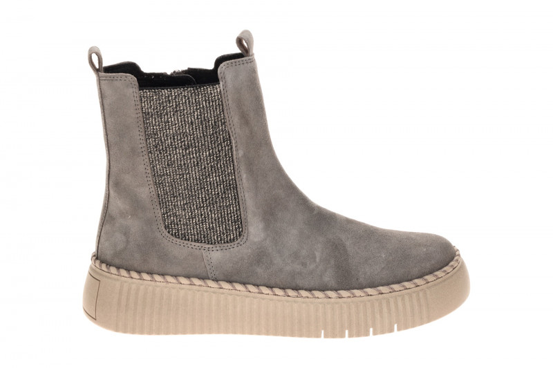 Gabor Stiefel grau taupe Velour Plateau Boots 8014.01.003