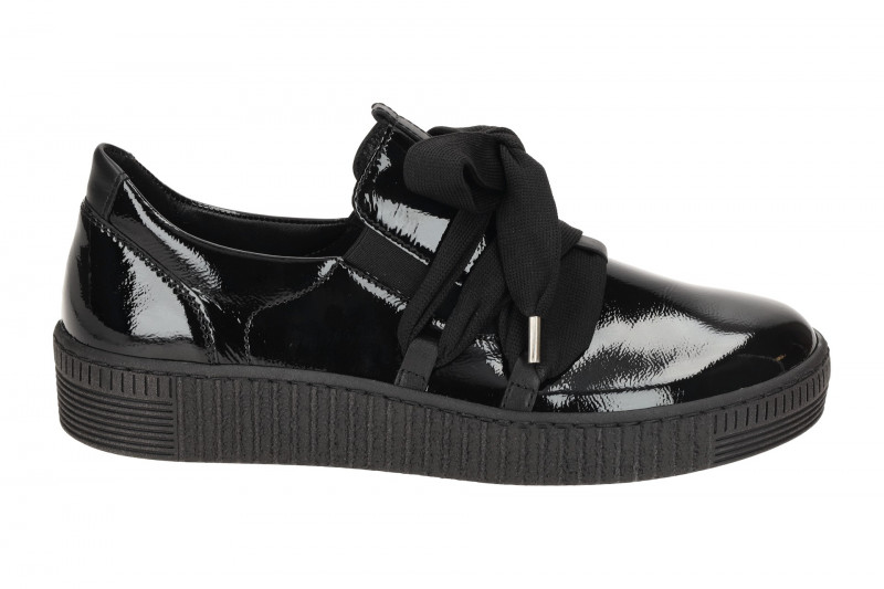 Gabor Schuhe schwarz Lack Slipper 73.333.97