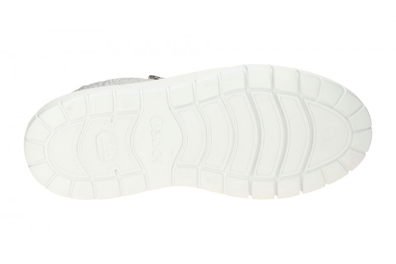Gabor Schuhe Plateau Sneakers silber metallic 63.220.61