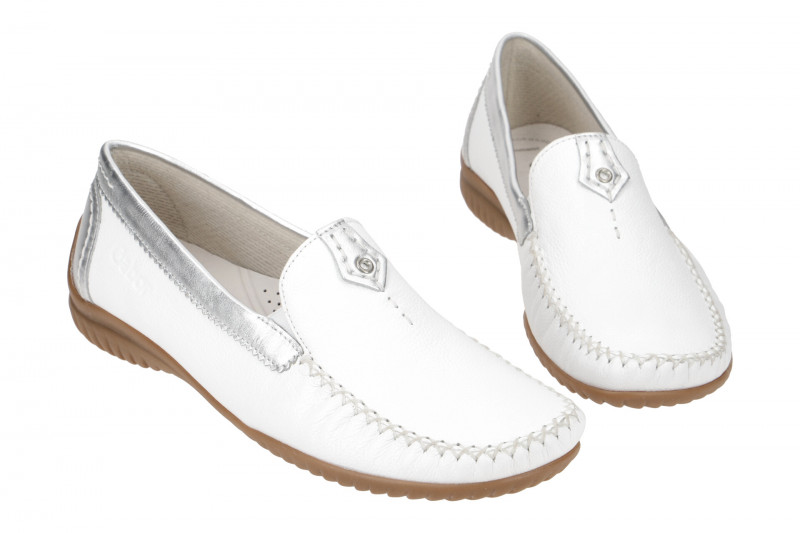 Gabor Soft Mokassin Schuhe weiß 86.090.50