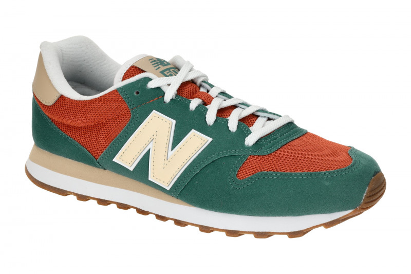 New Balance 500 Schuhe Sneakers grün petrol orange