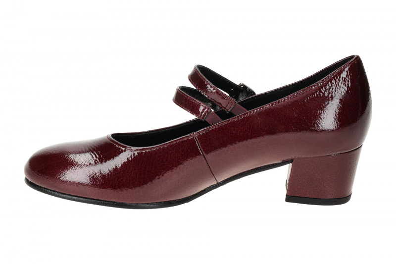 Gabor Tunis Pumps rot burgund glänzend Lack