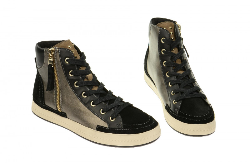 Geox Modesty Stiefel schwarz grau D5429A