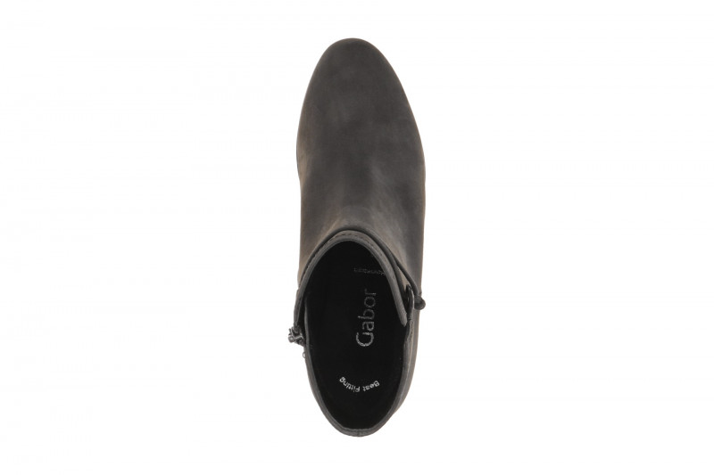 Gabor Stiefelette grau pepper Nubuck 55.522.19